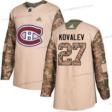 Adidas Miesten Montreal Canadiens #27 Alexei Kovalev Maastokuvio Aito 2017 Veterans Day Ommeltu NHL Paita