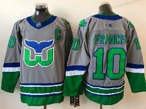 Adidas Miesten NHL Hartford Whalers #10 Francis Harmaa 2021 Käänteinen Retro Vaihtopaita Paita