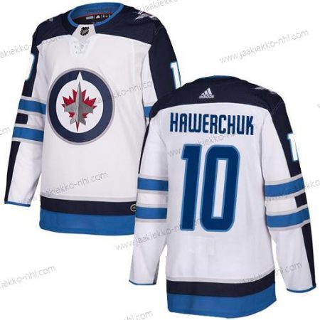 Adidas Miesten NHL Winnipeg Jets #10 Dale Hawerchuk Kolmas paita Valkoinen Aito Paita