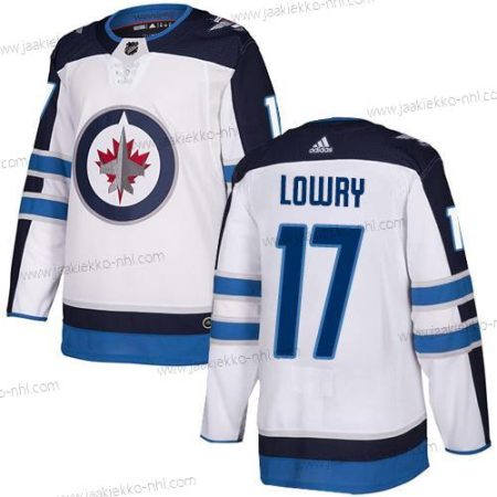 Adidas Miesten NHL Winnipeg Jets #17 Adam Lowry Kolmas paita Valkoinen Aito Paita