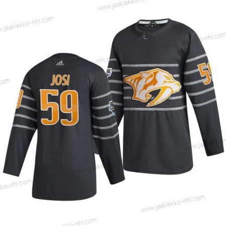 Adidas Miesten Nashville Predators #59 Roman Josi Harmaa 2020 NHL All-Star Game Paita