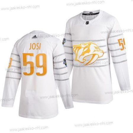 Adidas Miesten Nashville Predators #59 Roman Josi Valkoinen 2020 NHL All-Star Game Paita