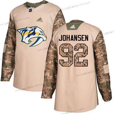 Adidas Miesten Nashville Predators #92 Ryan Johansen Maastokuvio Aito 2017 Veterans Day Ommeltu NHL Paita