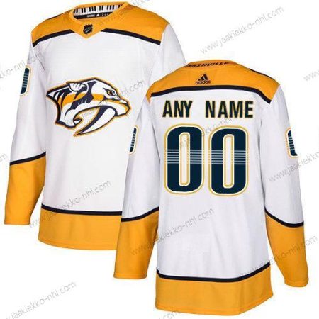 Adidas Miesten Nashville Predators Mukautettu NHL Aito Valkoinen Paita