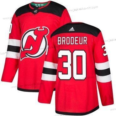 Adidas Miesten New Jersey Devils #30 Martin Brodeur Punainen Kotiottelupaita Aito Ommeltu NHL Paita