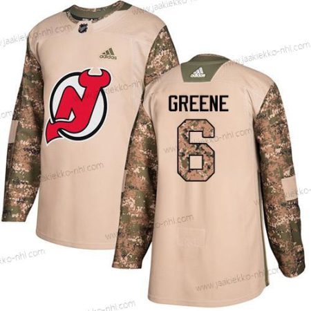 Adidas Miesten New Jersey Devils #6 Andy Vihreäe Maastokuvio Aito 2017 Veterans Day Ommeltu NHL Paita