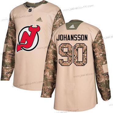 Adidas Miesten New Jersey Devils #90 Marcus Johansson Maastokuvio Aito 2017 Veterans Day Ommeltu NHL Paita