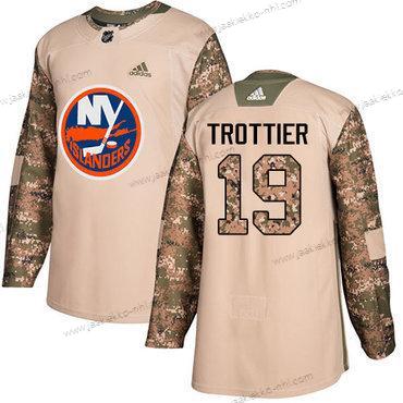 Adidas Miesten New York Islanders #19 Bryan Trottier Maastokuvio Aito 2017 Veterans Day Ommeltu NHL Paita