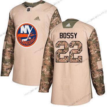 Adidas Miesten New York Islanders #22 Mike Bossy Maastokuvio Aito 2017 Veterans Day Ommeltu NHL Paita