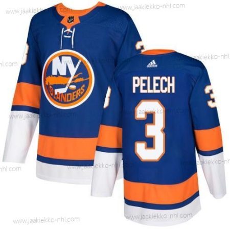 Adidas Miesten New York Islanders #3 Adam Pelech Royal Sininen Kotiottelupaita Aito Ommeltu NHL Paita