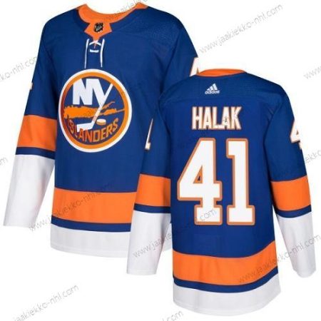 Adidas Miesten New York Islanders #41 Jaroslav Halak Royal Sininen Kotiottelupaita Aito Ommeltu NHL Paita