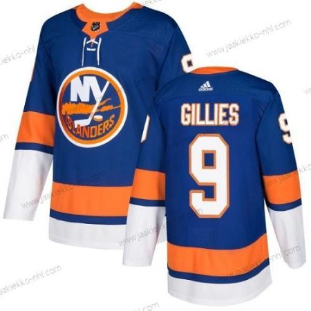 Adidas Miesten New York Islanders #9 Clark Gillies Royal Sininen Kotiottelupaita Aito Ommeltu NHL Paita