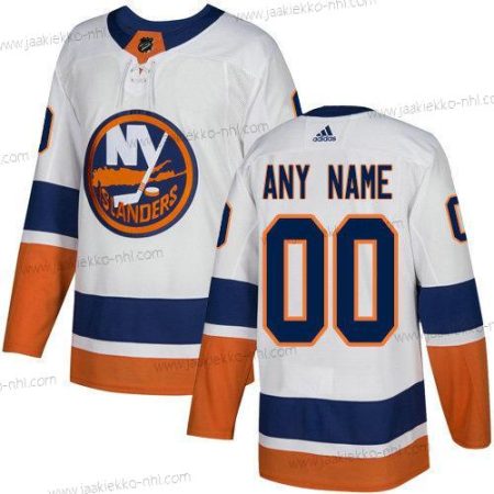 Adidas Miesten New York Islanders Mukautettu NHL Aito Valkoinen Paita