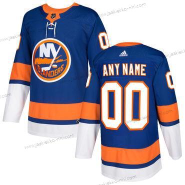 Adidas Miesten New York Islanders Mukautettu Sininen Kotiottelupaita Jääkiekko Ommeltu NHL Paita