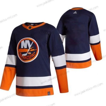 Adidas Miesten New York Islanders Tyhjä Laivastonsininen Sininen 2020-21 Käänteinen Retro Vaihtopaita NHL Paita