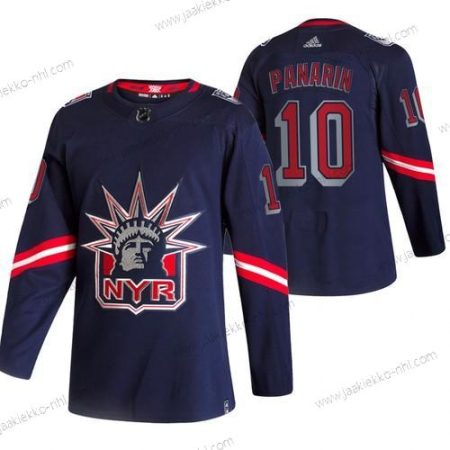 Adidas Miesten New York Rangers #10 Artemi Panarin Laivastonsininen 2020-21 Käänteinen Retro Vaihtopaita NHL Paita