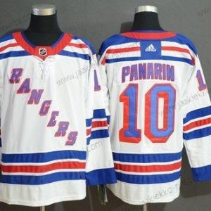 Adidas Miesten New York Rangers 10 Artemi Panarin Valkoinen Paita