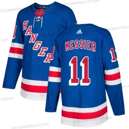 Adidas Miesten New York Rangers #11 Mark Messier Royal Sininen Kotiottelupaita Aito Ommeltu NHL Paita