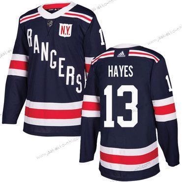 Adidas Miesten New York Rangers #13 Kevin Hayes Laivastonsininen Sininen Aito 2018 Talvi Klassinen Ommeltu NHL Paita