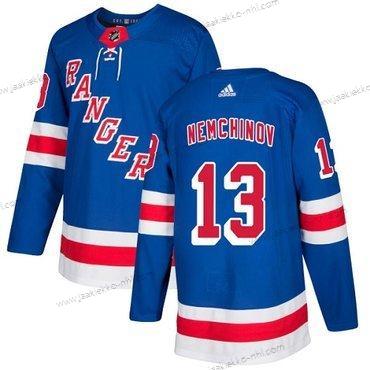 Adidas Miesten New York Rangers #13 Sergei Nemchinov Royal Sininen Kotiottelupaita Aito Ommeltu NHL Paita