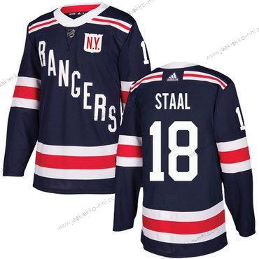 Adidas Miesten New York Rangers #18 Marc Staal Laivastonsininen Sininen Aito 2018 Talvi Klassinen Ommeltu NHL Paita