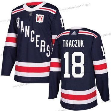 Adidas Miesten New York Rangers #18 Walt Tkaczuk Laivastonsininen Sininen Aito 2018 Talvi Klassinen Ommeltu NHL Paita