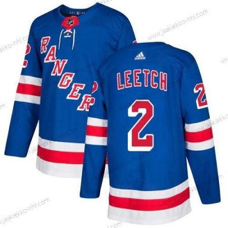 Adidas Miesten New York Rangers #2 Brian Leetch Royal Sininen Kotiottelupaita Aito Ommeltu NHL Paita