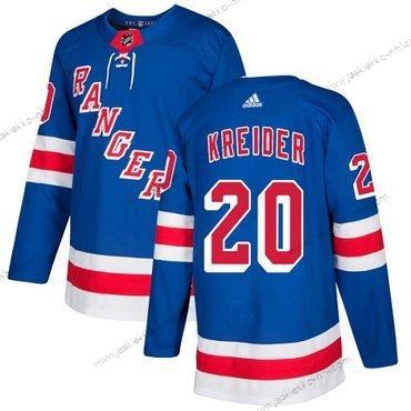 Adidas Miesten New York Rangers #20 Chris Kreider Royal Sininen Kotiottelupaita Aito Ommeltu NHL Paita