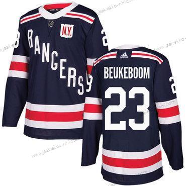 Adidas Miesten New York Rangers #23 Jeff Beukeboom Laivastonsininen Sininen Aito 2018 Talvi Klassinen Ommeltu NHL Paita