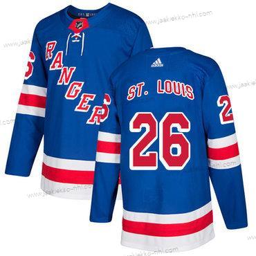 Adidas Miesten New York Rangers #26 Martin St.Louis Royal Sininen Kotiottelupaita Aito Ommeltu NHL Paita