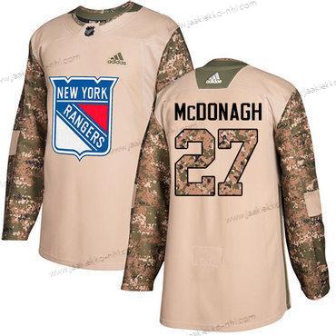 Adidas Miesten New York Rangers #27 Ryan Mcdonagh Maastokuvio Aito 2017 Veterans Day Ommeltu NHL Paita