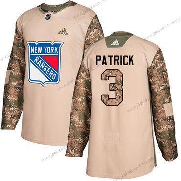 Adidas Miesten New York Rangers #3 James Patrick Maastokuvio Aito 2017 Veterans Day Ommeltu NHL Paita