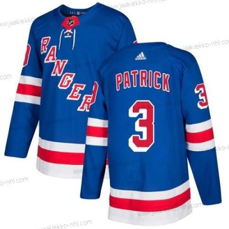 Adidas Miesten New York Rangers #3 James Patrick Royal Sininen Kotiottelupaita Aito Ommeltu NHL Paita