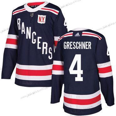 Adidas Miesten New York Rangers #4 Ron Greschner Laivastonsininen Sininen Aito 2018 Talvi Klassinen Ommeltu NHL Paita