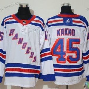 Adidas Miesten New York Rangers 45 Kaapo Kakko Valkoinen Paita