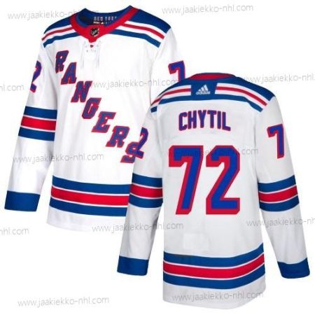 Adidas Miesten New York Rangers #72 Filip Chytil Valkoinen Ommeltu Paita