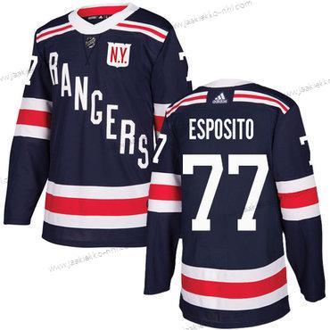 Adidas Miesten New York Rangers #77 Phil Esposito Laivastonsininen Sininen Aito 2018 Talvi Klassinen Ommeltu NHL Paita