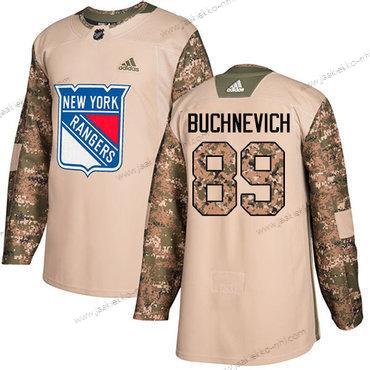 Adidas Miesten New York Rangers #89 Pavel Buchnevich Maastokuvio Aito 2017 Veterans Day Ommeltu NHL Paita