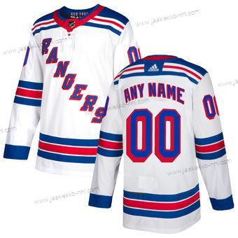 Adidas Miesten New York Rangers Mukautettu Valkoinen Aito Paita