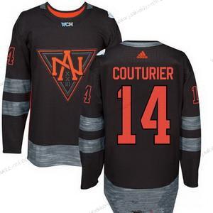 Adidas Miesten North Amerikka Jääkiekko #14 Sean Couturier Musta 2016 World Cup Of Jääkiekko Ommeltu WCH Game Paita