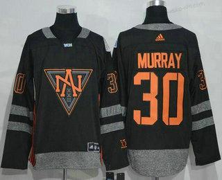 Adidas Miesten North Amerikka Jääkiekko #30 Matt Murray Musta 2016 World Cup Of Jääkiekko Ommeltu WCH Game Paita