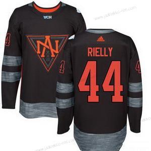 Adidas Miesten North Amerikka Jääkiekko #44 Morgan Rielly Musta 2016 World Cup Of Jääkiekko Ommeltu WCH Game Paita