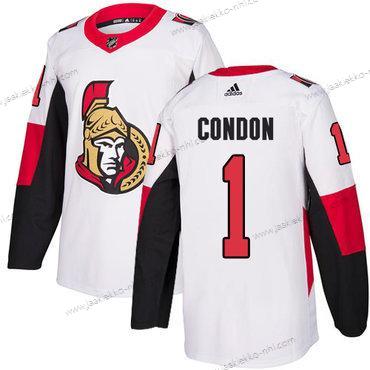 Adidas Miesten Ottawa Senators #1 Mike Condon Aito Valkoinen Kolmas paita NHL Paita