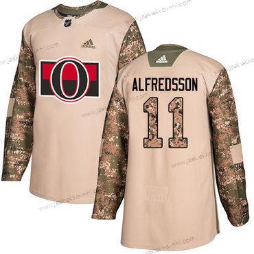 Adidas Miesten Ottawa Senators #11 Daniel Alfredsson Maastokuvio Aito 2017 Veterans Day Ommeltu NHL Paita