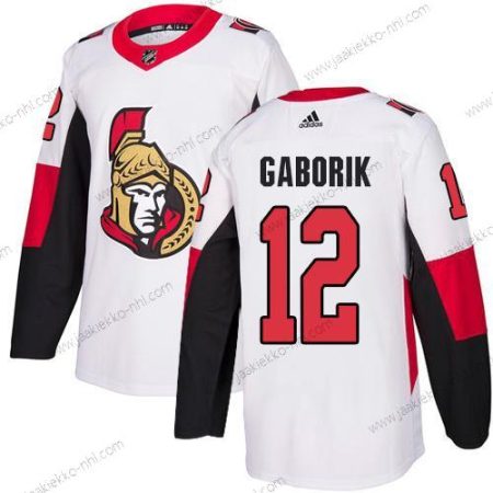 Adidas Miesten Ottawa Senators #12 Marian Gaborik Aito Valkoinen Kolmas paita NHL Paita