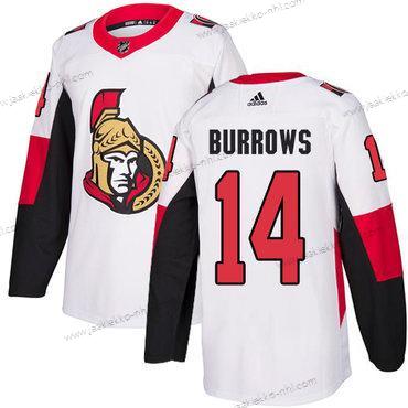 Adidas Miesten Ottawa Senators #14 Alexandre Burrows Aito Valkoinen Kolmas paita NHL Paita