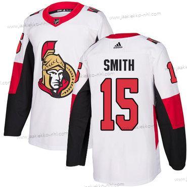 Adidas Miesten Ottawa Senators #15 Zack Smith Aito Valkoinen Kolmas paita NHL Paita