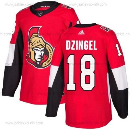 Adidas Miesten Ottawa Senators #18 Ryan Dzingel Punainen Kotiottelupaita Aito Ommeltu NHL Paita