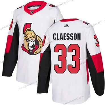 Adidas Miesten Ottawa Senators #33 Fredrik Claesson Aito Valkoinen Kolmas paita NHL Paita