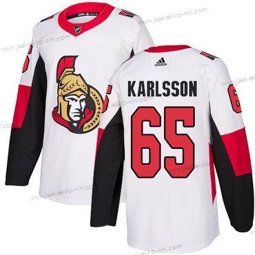 Adidas Miesten Ottawa Senators #65 Erik Karlsson Aito Valkoinen Kolmas paita NHL Paita